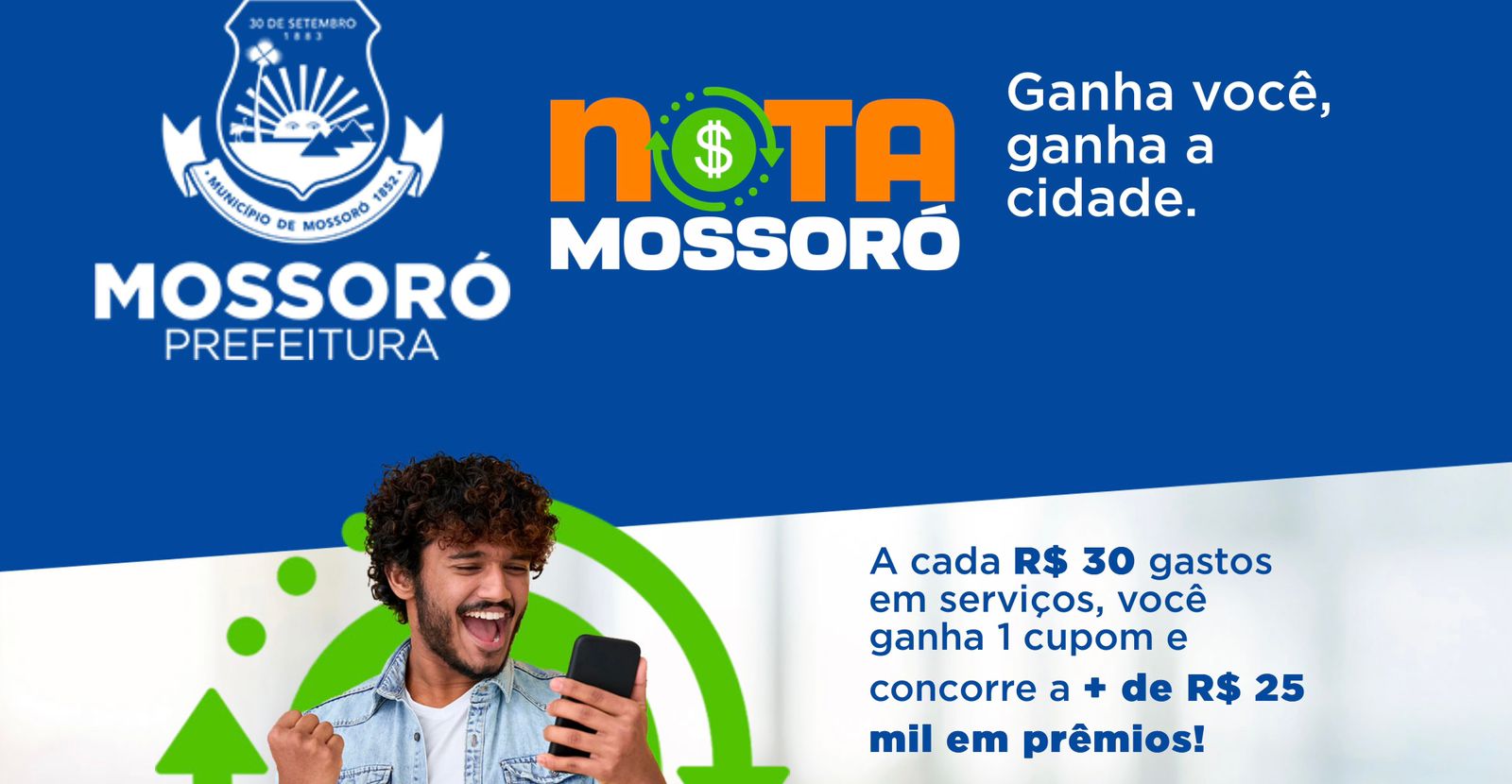 Prefeitura lança programa "Nota Mossoró" com prêmios de mais de R$ 25 mil