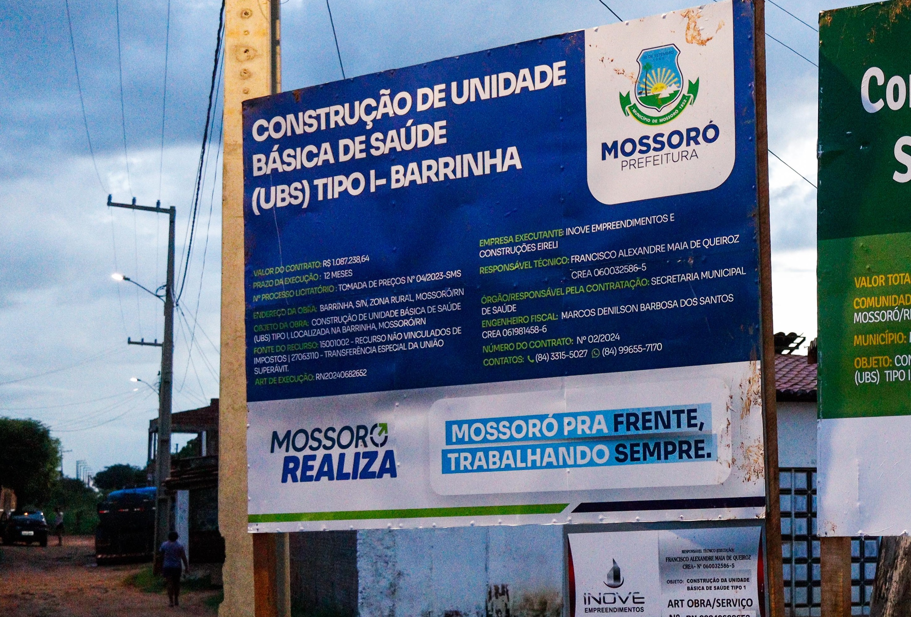 Prefeitura de Mossoró inicia construção de UBS na Barrinha