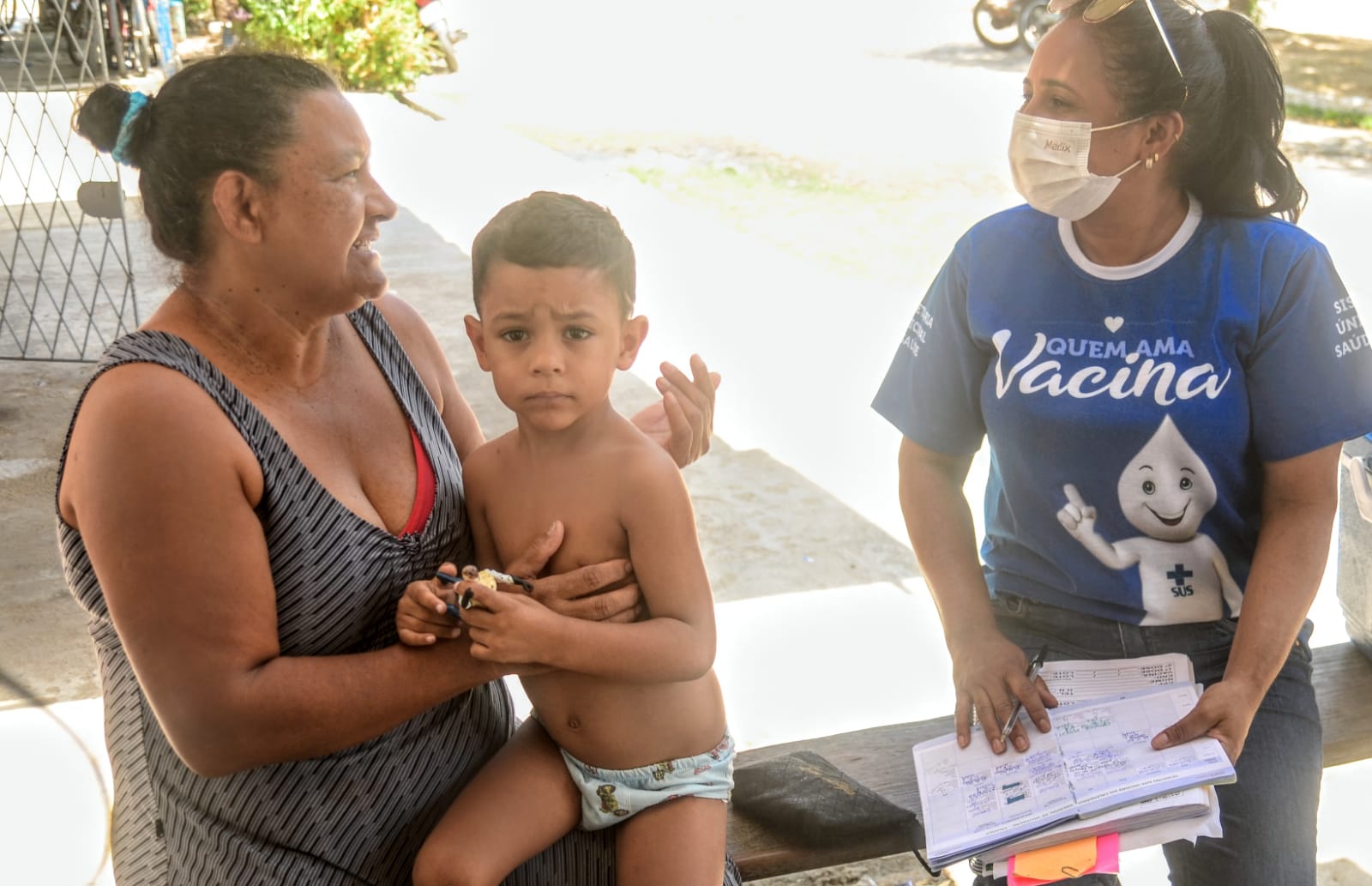 UBS Sinharinha Borges realiza busca ativa de vacinação contra a poliomielite