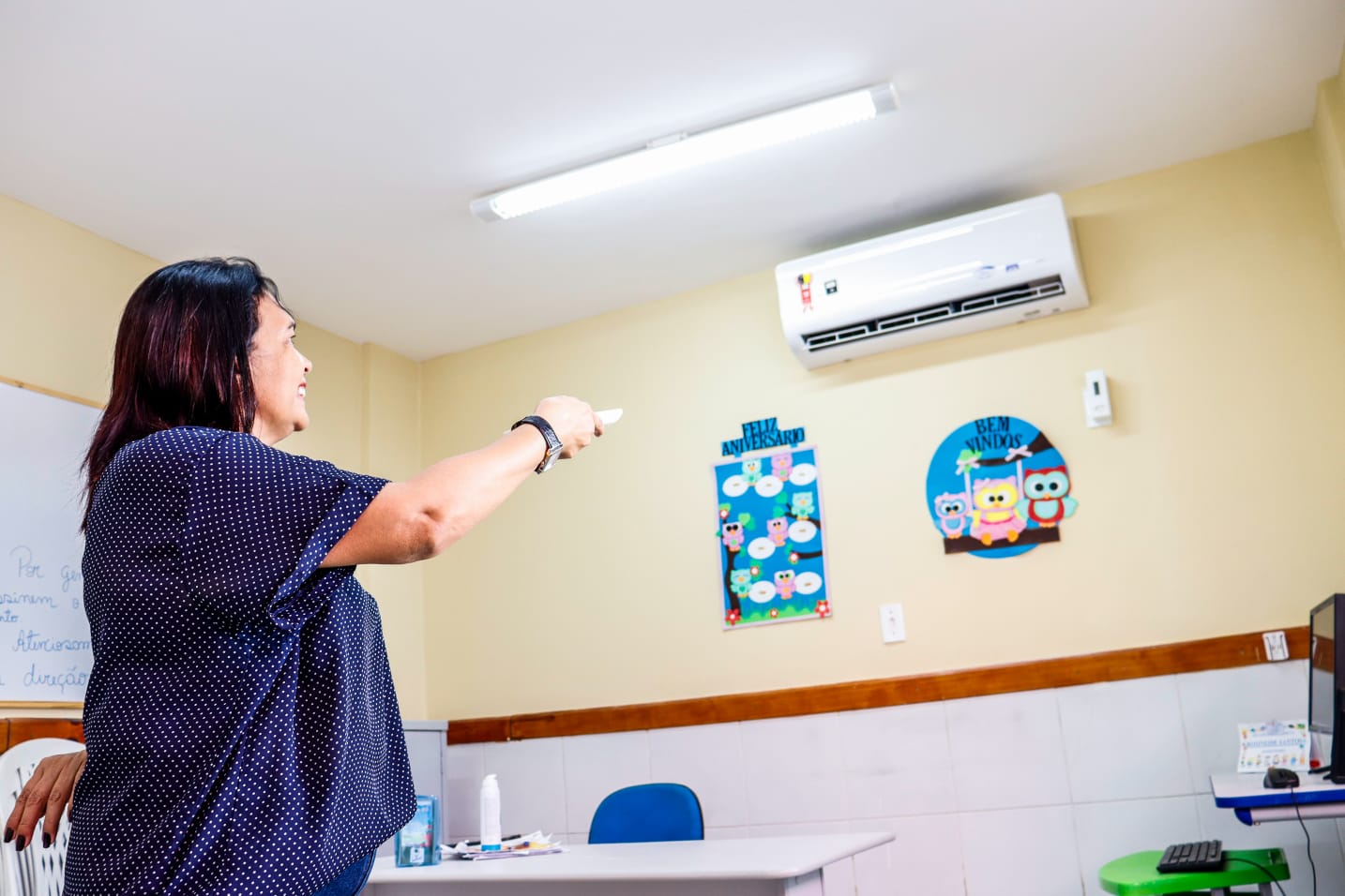 “Mossoró Cidade Educação”: climatização chega à UEI Alice Dias, no Vingt Rosado