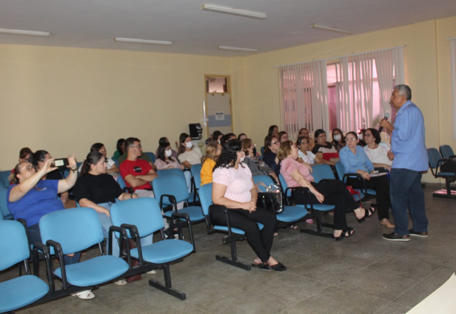 Enfermeiros da Equipe Saúde da Família participam de capacitação sobre coleta de citologia