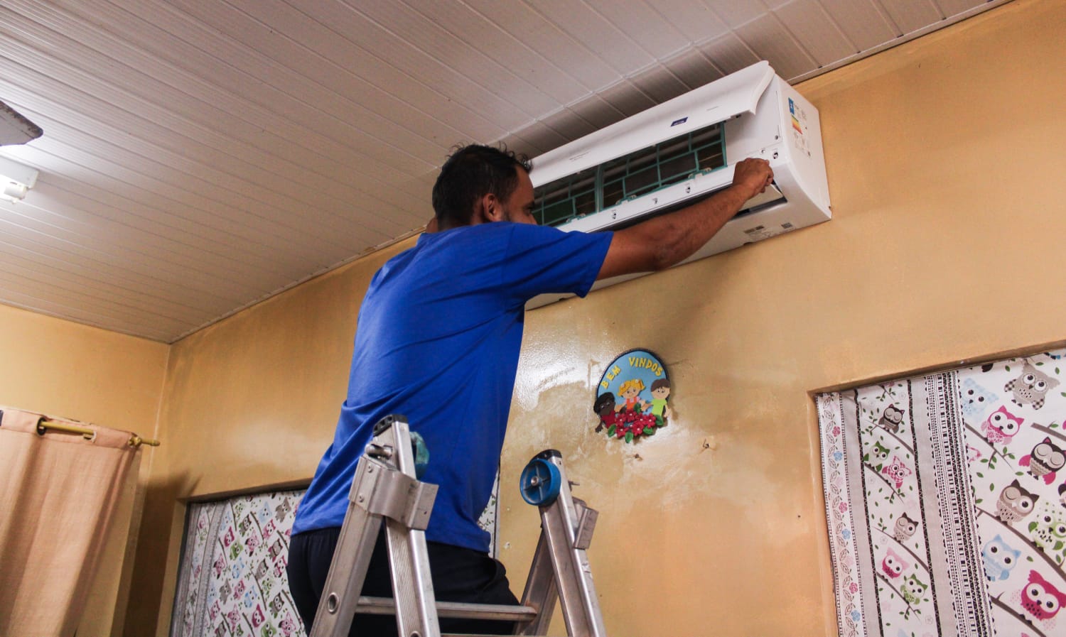 Climatização já alcança 26 unidades de ensino da Rede Municipal de Mossoró